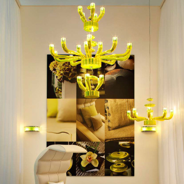 Люстра Beby Group Diadema 5450B01 Chrome Lemon Ice