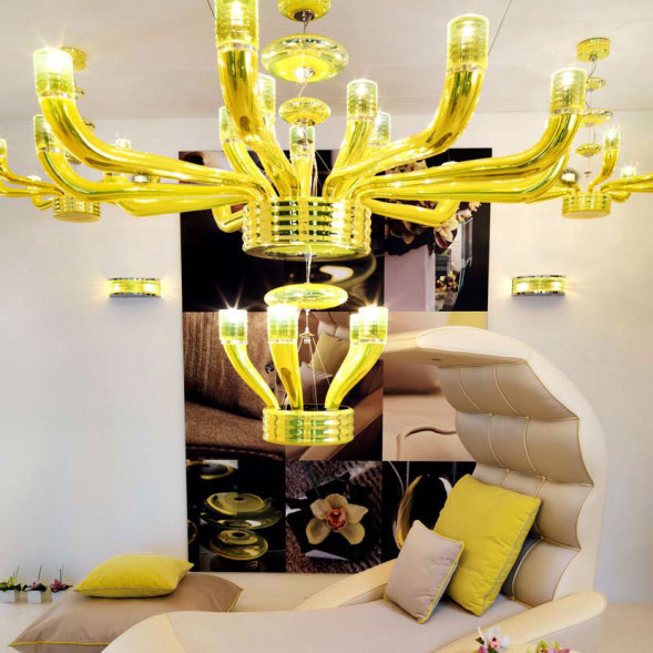 Люстра Beby Group Diadema 5450B01 Chrome Lemon Ice