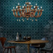 Люстра Euroluce Dahlia L8+4 Brown