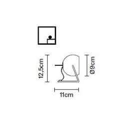 Настольная лампа Fabbian Beluga Colour D57 B07 01