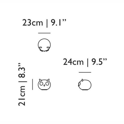 Настольный светильник MOOOI Pet lights Uhuh MOLPET02