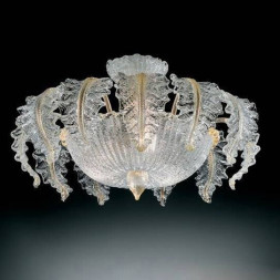 Потолочный светильник Vetri Lamp 1009/45 Cristallo/Oro