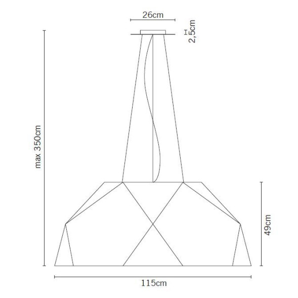 Подвесной светильник Fabbian Crio D81 A03 01