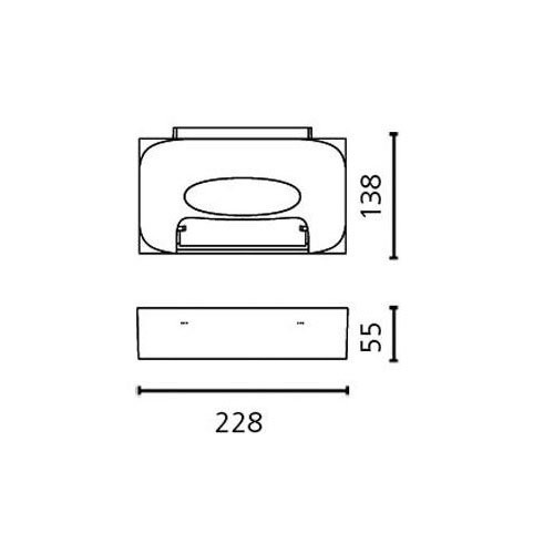 Настенный светильник Artemide Melete 1633010A