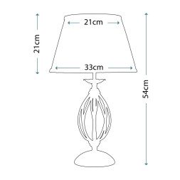 Настольная лампа Elstead Lighting Artisan ART/TL BLACK