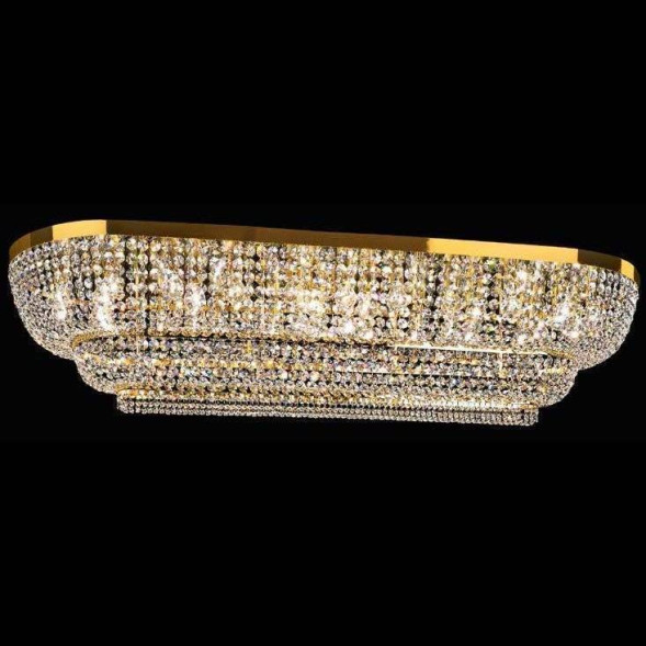 Потолочный светильник Beby Group Empire 1555/34PL Light gold CUT CRYSTAL