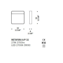 Потолочный светильник De Majo METAFORA A/P 32 ED 0META0A20