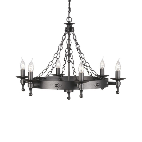 Люстра Elstead Lighting Warwick WR6 GRAPHITE