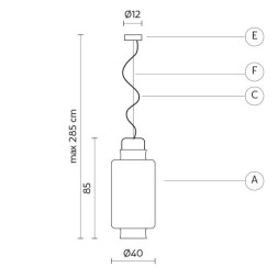 Подвесной светильник Karman Kimono SE636V-INT