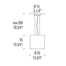 Подвесной светильник Leucos CELINE S35 0003260