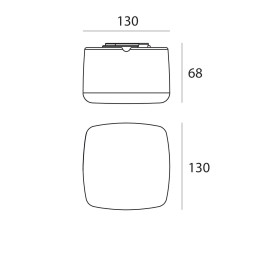 Настенный светильник Linea Light MiniWhite 8029