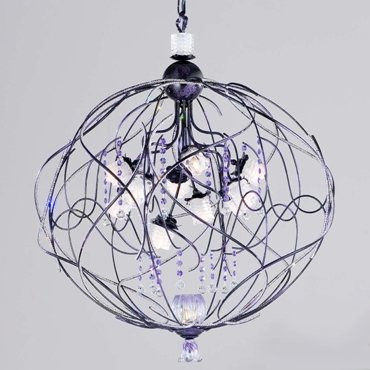 Подвесной светильник Passeri L 7815/10 Dec. 044+ Glitter viola