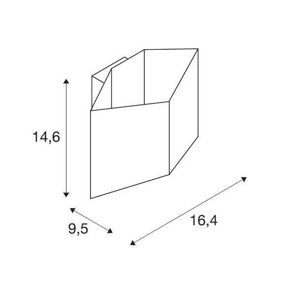 Настенный светильник SLV Cariso 151713