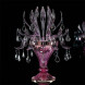 Настольная лампа Beby Garden Party 7810L02 Light gold Fuchsia Venice Swarovski Plaque