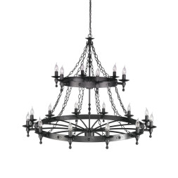 Люстра Elstead Lighting Warwick WR18 GRAPHITE