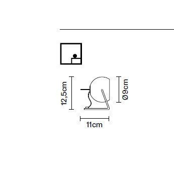 Настольная лампа Fabbian Beluga Colour D57 B03 31