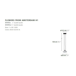 Подвесной светильник Ilfari Flowers from Amsterdam H1 10711 02
