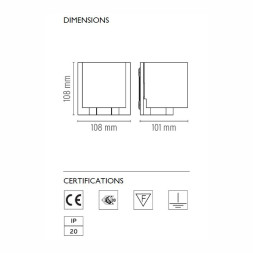 Настенный светильник Flos Tilee F7460009