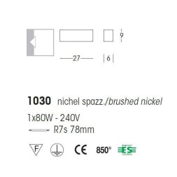 Настенный светильник Linea Light Curve 1030