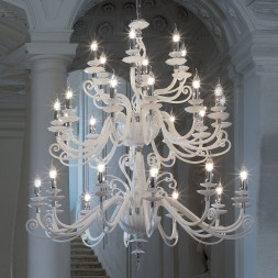 Люстра Euroluce Alicante L12+12+6 silver White
