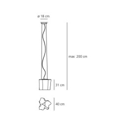 Подвесной светильник Artemide Logico sospensione singola 0453020A