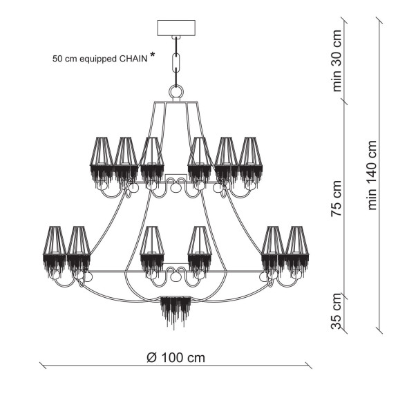 Люстра Patrizia Garganti Ontherocks PG006
