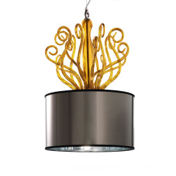 Подвесной светильник Euroluce Yncanto S1 CURL SHADE Amber