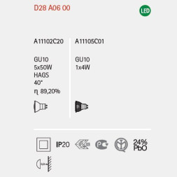 Подвесной светильник Fabbian Cubetto Crystal Glass D28 A05 00