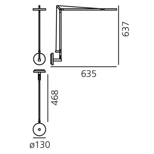 Бра Artemide Demetra 1734W10A