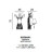 Бра Beby Group Charming beauty 0250A01 Gold White White gold leaf