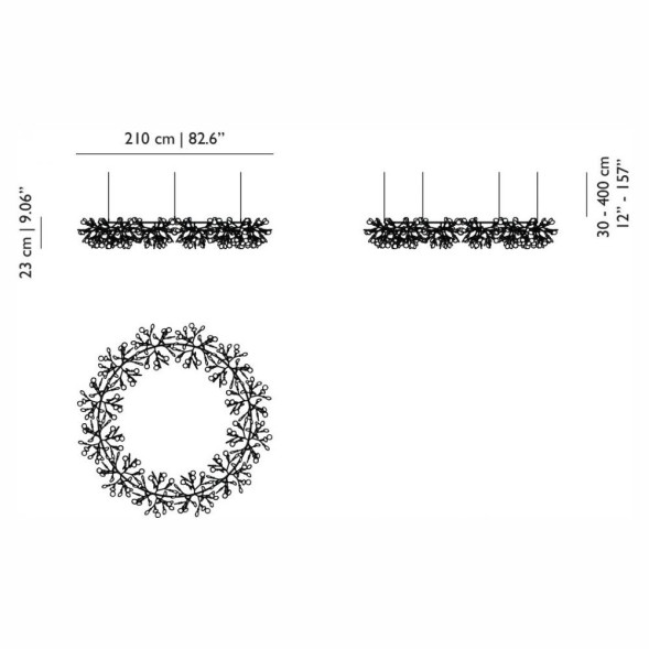 Подвесной светильник MOOOI Heracleum The Big O 8718282296098