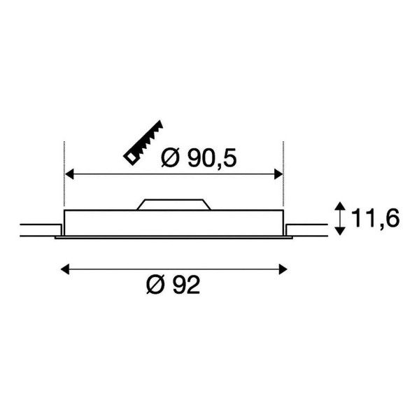 Встраиваемый светильник SLV Medo 135161