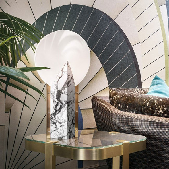 Настольная лампа Slamp Moon 25th Anniversary TABLE White MOO89TAV0000W_000