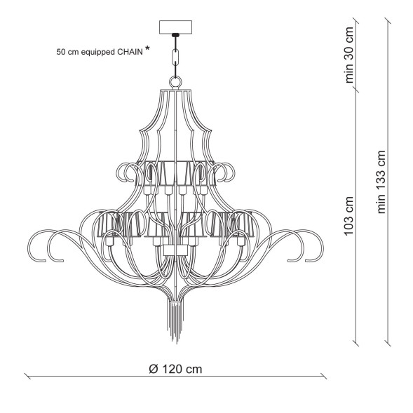 Люстра Patrizia Garganti Ontherocks PG011
