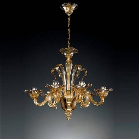 Люстра Vetri Lamp 939/6 Ambrato