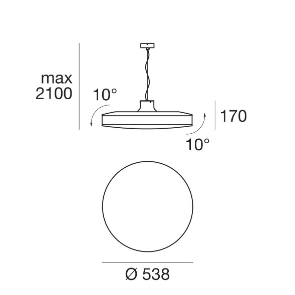 Подвесной светильник Linea Light Move 7829