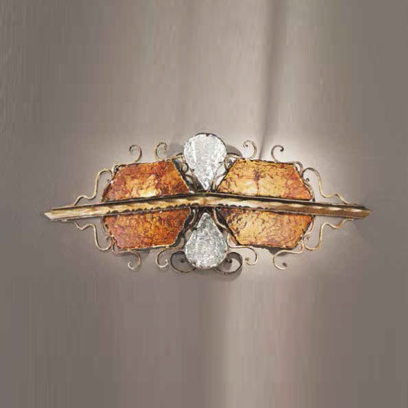 Настенный светильник MM Lampadari Deco 6741/A2 V2314 amber