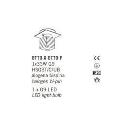 Потолочный светильник De Majo OTTO X OTTO P 0OTTO0P00