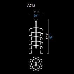 Люстра Barovier&amp;Toso Colimacon 7213/OB/OG