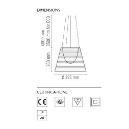 Подвесной светильник Flos Ktribe S2 Fumee F6257030