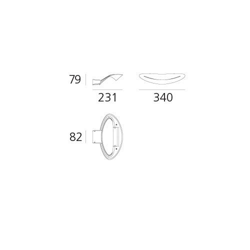 Настенный светильник Artemide Mesmeri 0918W10A