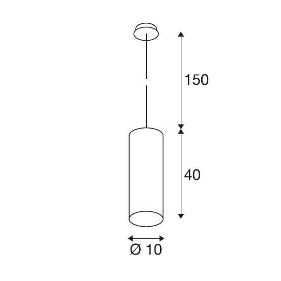 Подвесной светильник SLV Lasson 155380