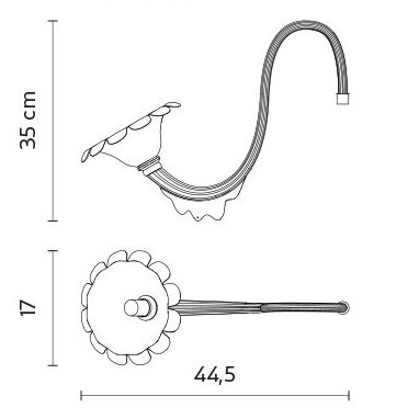 Рожок светильника Karman Au Revoir SE110 2B INT