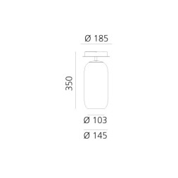 Потолочный светильник Artemide Gople 1414050A