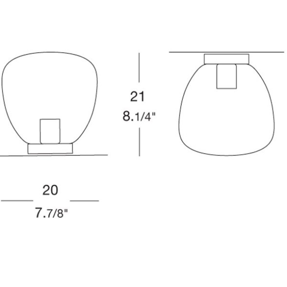 Потолочный светильник iTRE OMEGA PL 20 - GARDEN 20 0000004