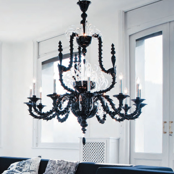 Люстра De Majo VIVALDI K12 LED 0VIVA0K13 black