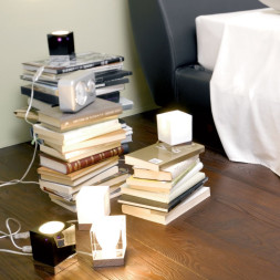 Настольная лампа Fabbian Cubetto Black Glass D28 B03 02