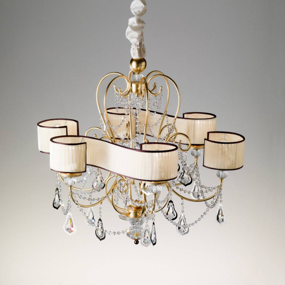 Люстра Masca Foulard 1876/6 Oro moka