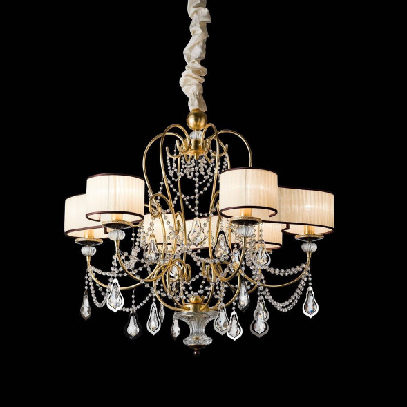 Люстра Masca Foulard 1876/6 Oro moka