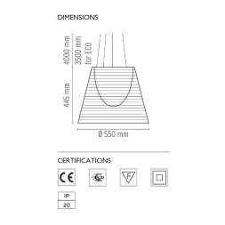 Подвесной светильник Flos Ktribe S3 Fumee F6258030